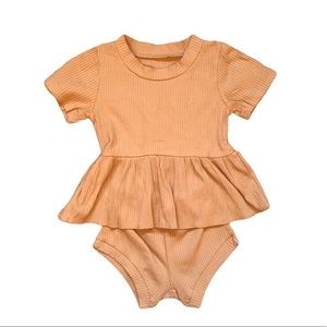 New Ribbed Two Piece Outfit Summer Toddler Baby